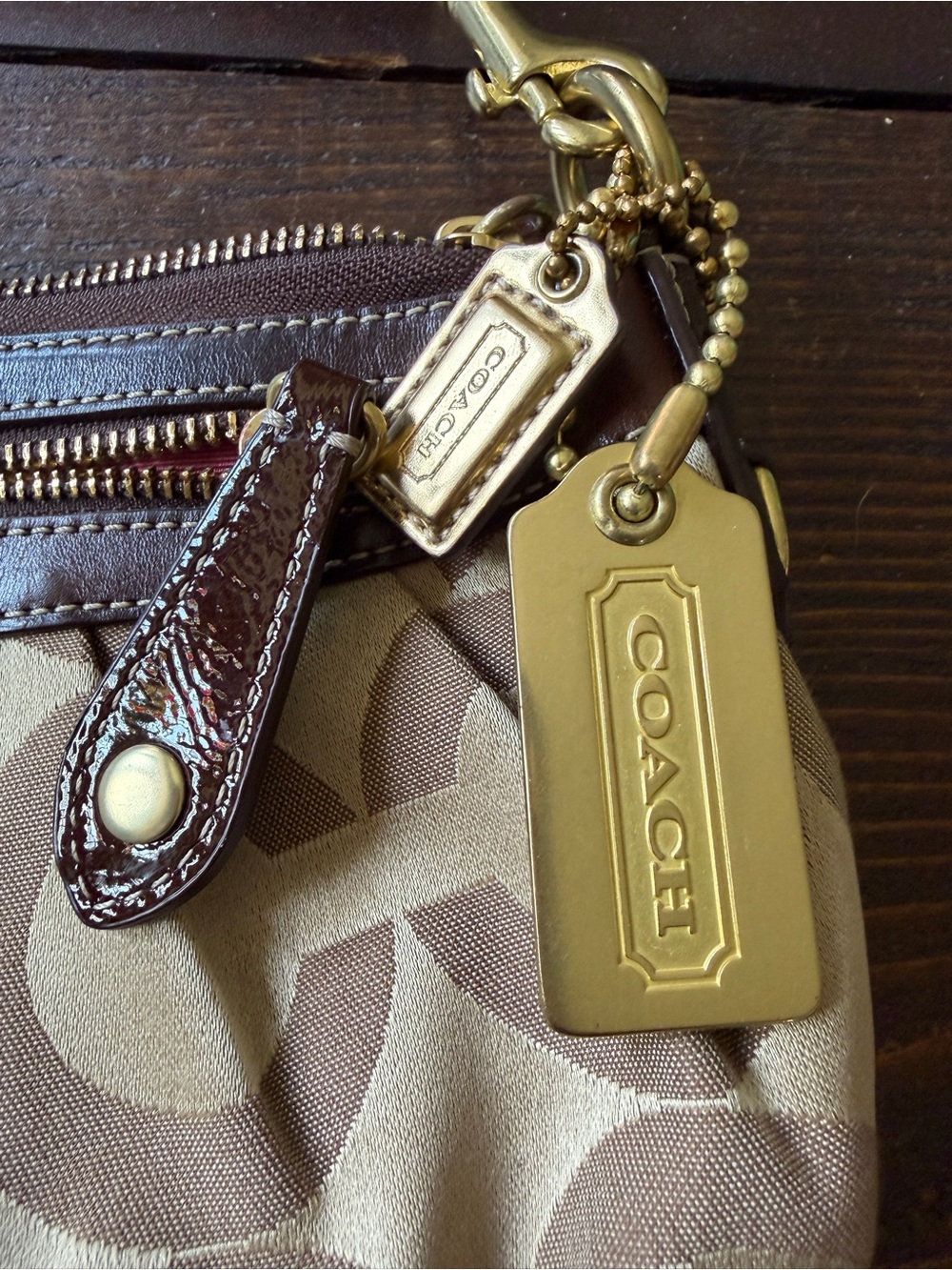 Coach Madison Op Art small hobo shoulder bag - Picture 2 of 7